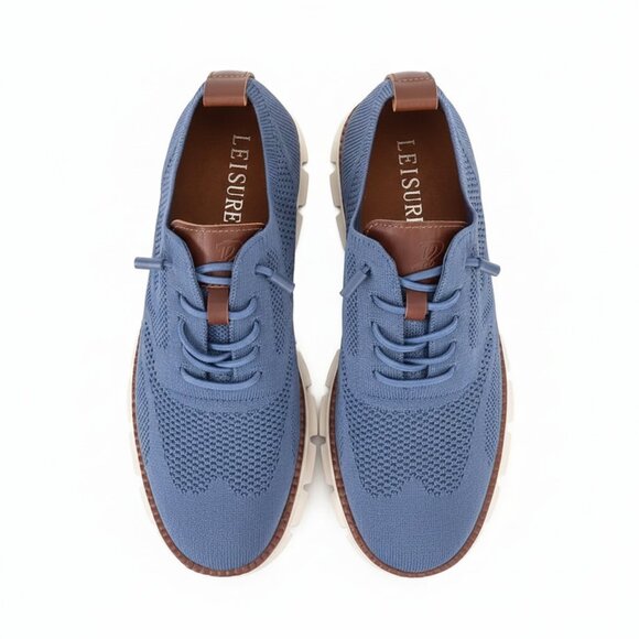 Breeze Men’s Dress Sneakers Walking Shoes EU 46 / US 12 Business Casual Non-Tie